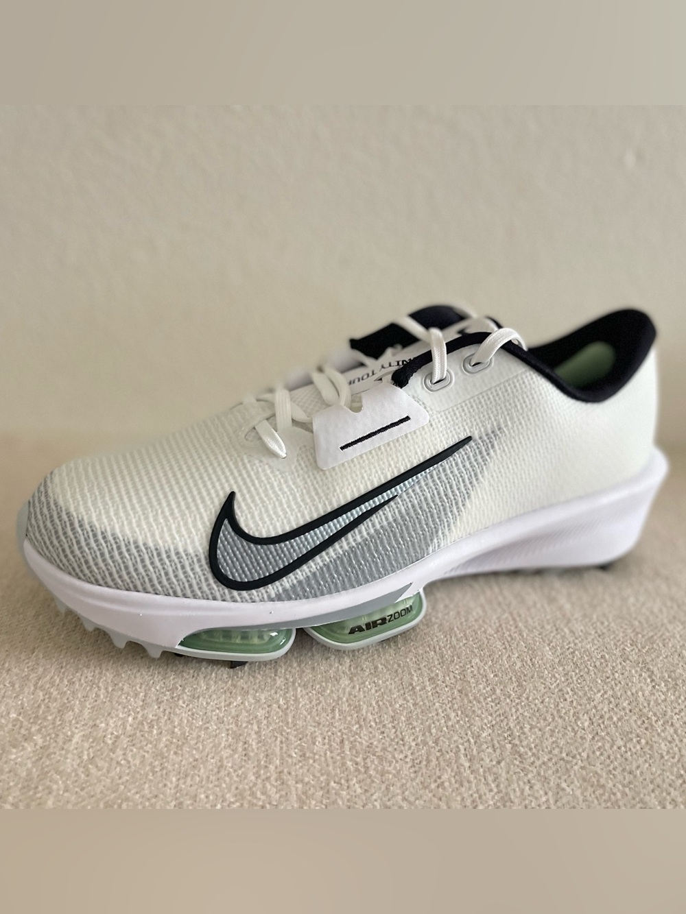 Size 9.5 - Nike Air Zoom Infinity Tour 2 Wide Golf Shoes White FD0218-100 Men's
